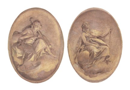 An Allegorical Female Figure; and An Allegory of Music