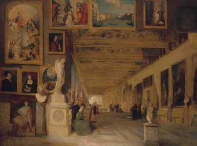 The Long Gallery of the Uffizi, Florence