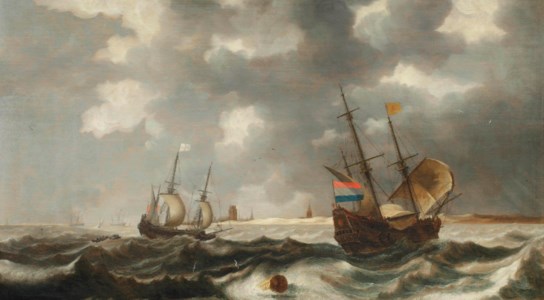 Shipping along the Dutch coast