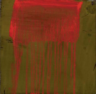 Untitled (Red Waterfall)