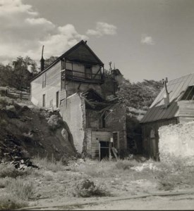 Ruins of Opera House, Virginia City, 1949