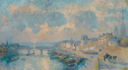 Le Quai de Paris et le Pont Corneille à Rouen