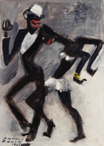 Joséphine Baker et un danseur