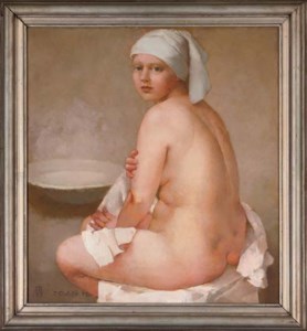 Seated nude
