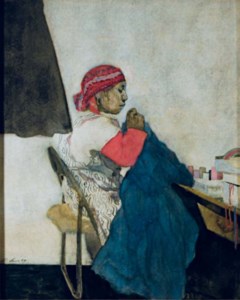 A Finisher ( recto ); Study for figures on a beach ( verso )