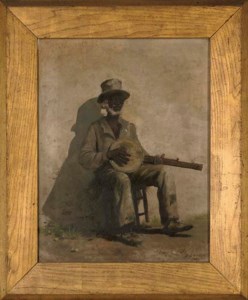 Playin' da banjo blues