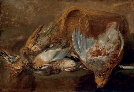 Still life with dead game birds