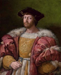 Raffaello Sanzio, called Raphael (Urbino 1483-1520 Rome), Portrait of Lorenzo de' Medici, Duke of Urbino (1492-1519), three-quarter-length, holding a gold box