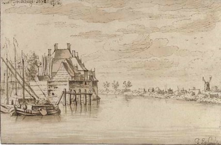 View of the River Maas at Dordrecht