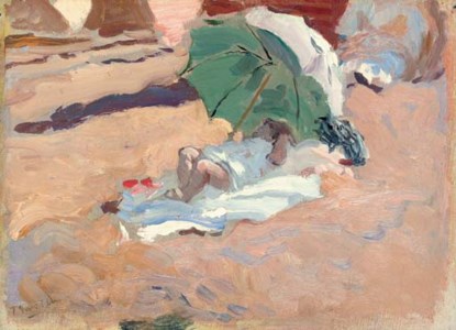 Niña en la playa (Girl on the beach)