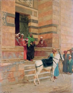 Leaving the mosque