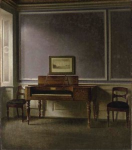 Vilhelm Hammershøi, Det gamle klaver. Strandgade 30 (The Old Piano. Strandgade 30)