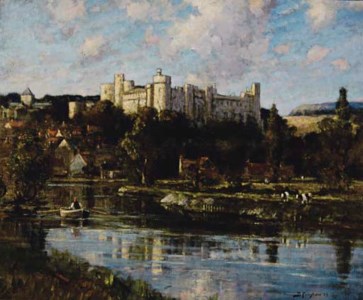 Arundel Castle seen from the river