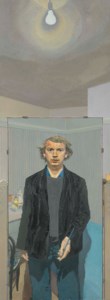 Self-Portrait with Electric Light Bulb