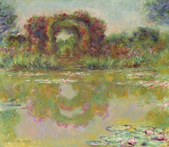 Claude Monet, Les arceaux de roses, Giverny (Les arceaux fleuris)