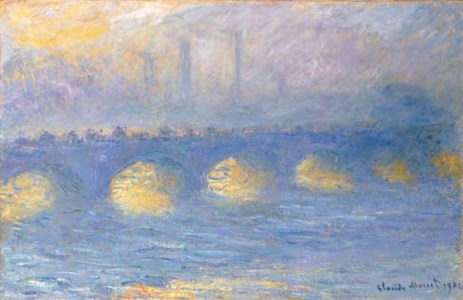 Claude Monet, Waterloo Bridge, temps couvert