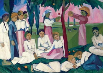 Natalia Goncharova, Picking Apples