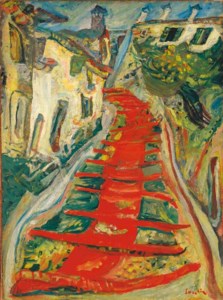 Chaim Soutine, L'escalier rouge à Cagnes