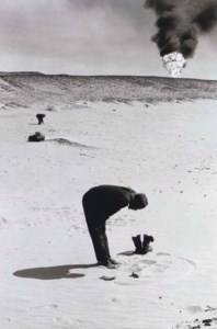 Prayer in the Rub' al Khali, Saudi Arabia, 1974