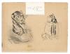 Kathryn [aka Kittie] (1882-1967) Drawing with Autographed Card, Photograph, and Biographical Pamphlet