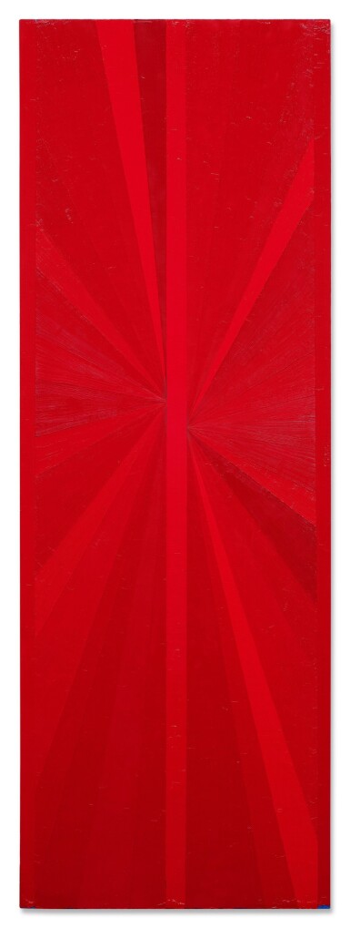 Mark Grotjahn, Untitled (Red Butterfly)
