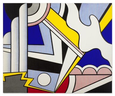 Roy Lichtenstein, Modern Painting with Small Bolt