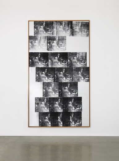 Andy Warhol, White Disaster [White Car Crash 19 Times]