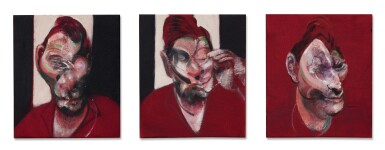 Francis Bacon, Three Studies for Portrait of Lucian Freud