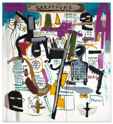 Jean-Michel Basquiat, Saxaphone