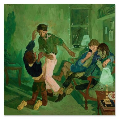 Salman Toor, Four Friends