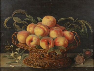  Still life with peaches | Nature morte aux pêches
