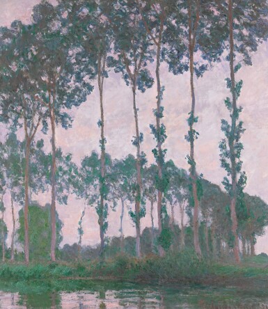 Claude Monet, Peupliers au bord de l’Epte, temps couvert