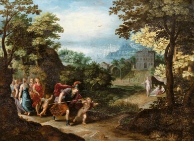 Apollo and Minerva leaving the Muses for Venus, Ceres and Bacchus | Apollon et Minerve quittant les Muses pour retrouver Venus, Cérès et Bacchus