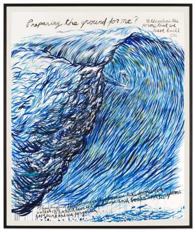 Raymond Pettibon, No Title (Preparing the Ground)