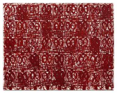 Rashid Johnson, Anxious Red Painting August 20th