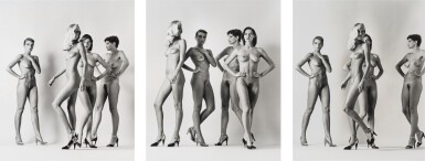 Helmut Newton, Walking Women, Paris