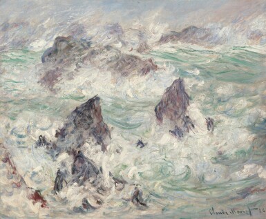 Claude Monet, Tempête à Belle-Île