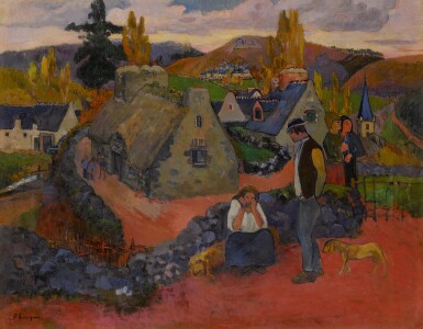 Paul Gauguin, Drame au village, Pont-Aven