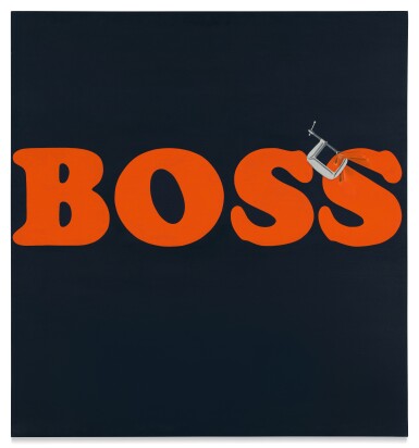Ed Ruscha, Securing the Last Letter (Boss)