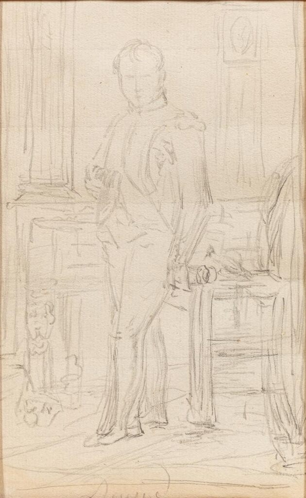 Napoléon dans son cabinet de travail aux Tuileries