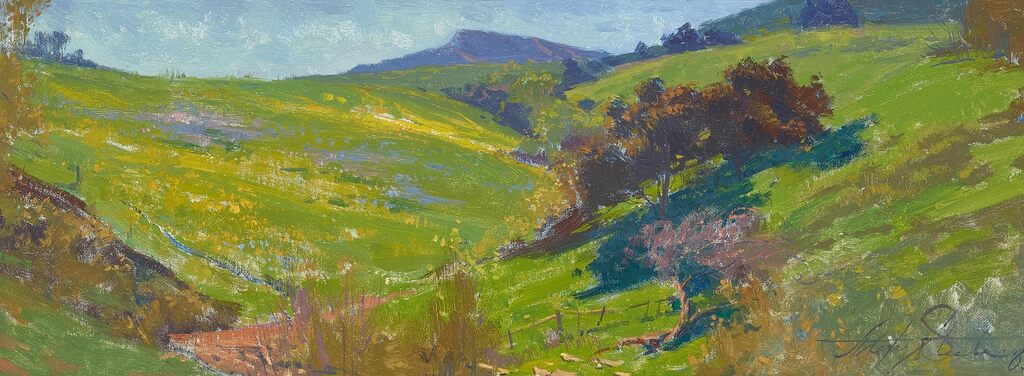 Two Landscapes (Possibly of the Irvine Ranch)