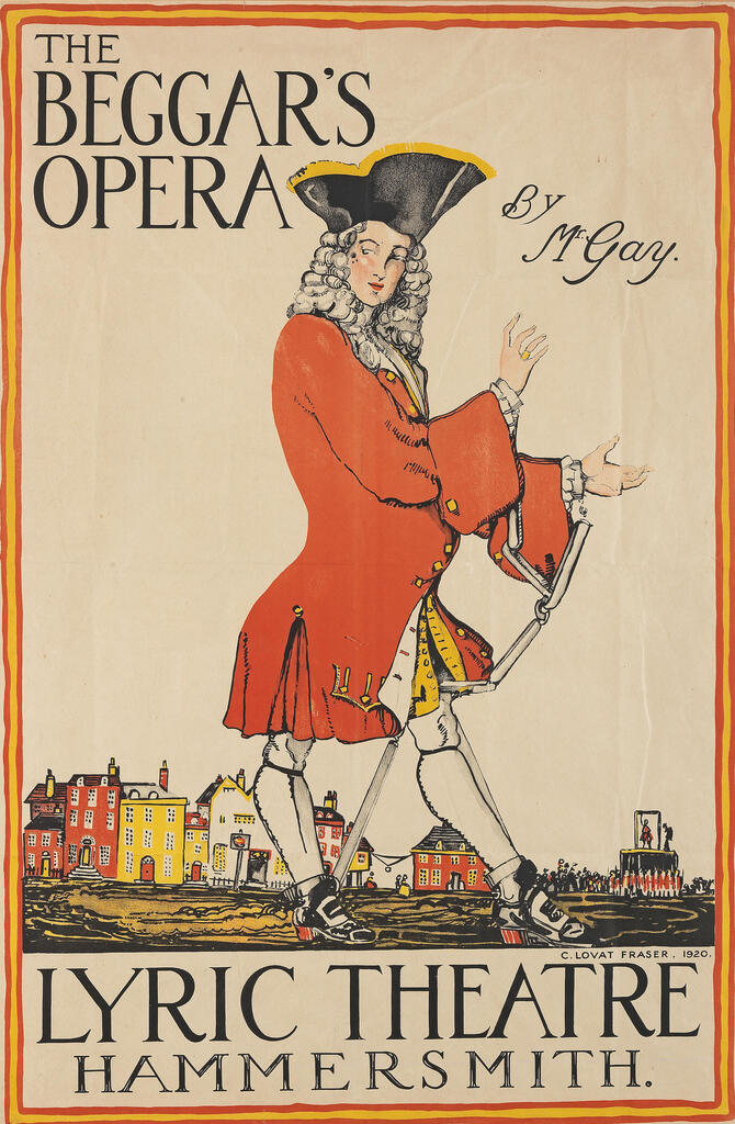 The Beggar's Opera, Lyric Theatre Poster
