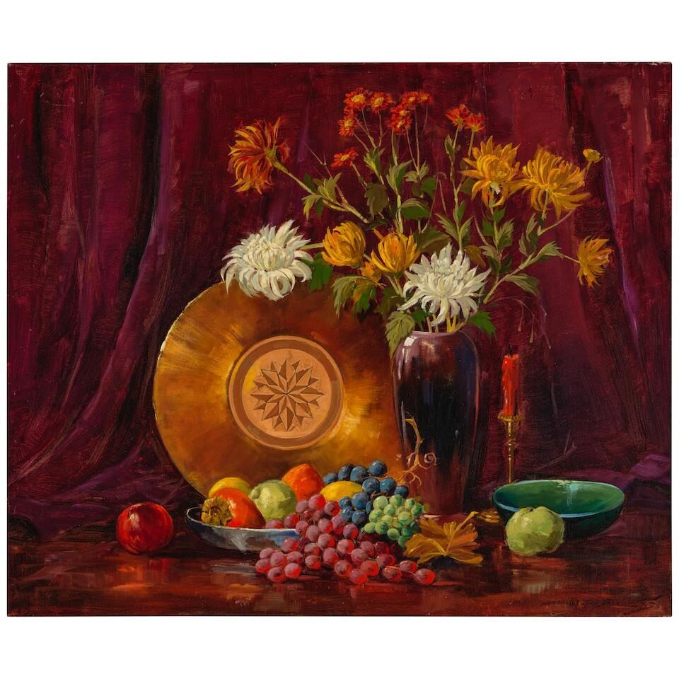 Copper and Chrysanthemums