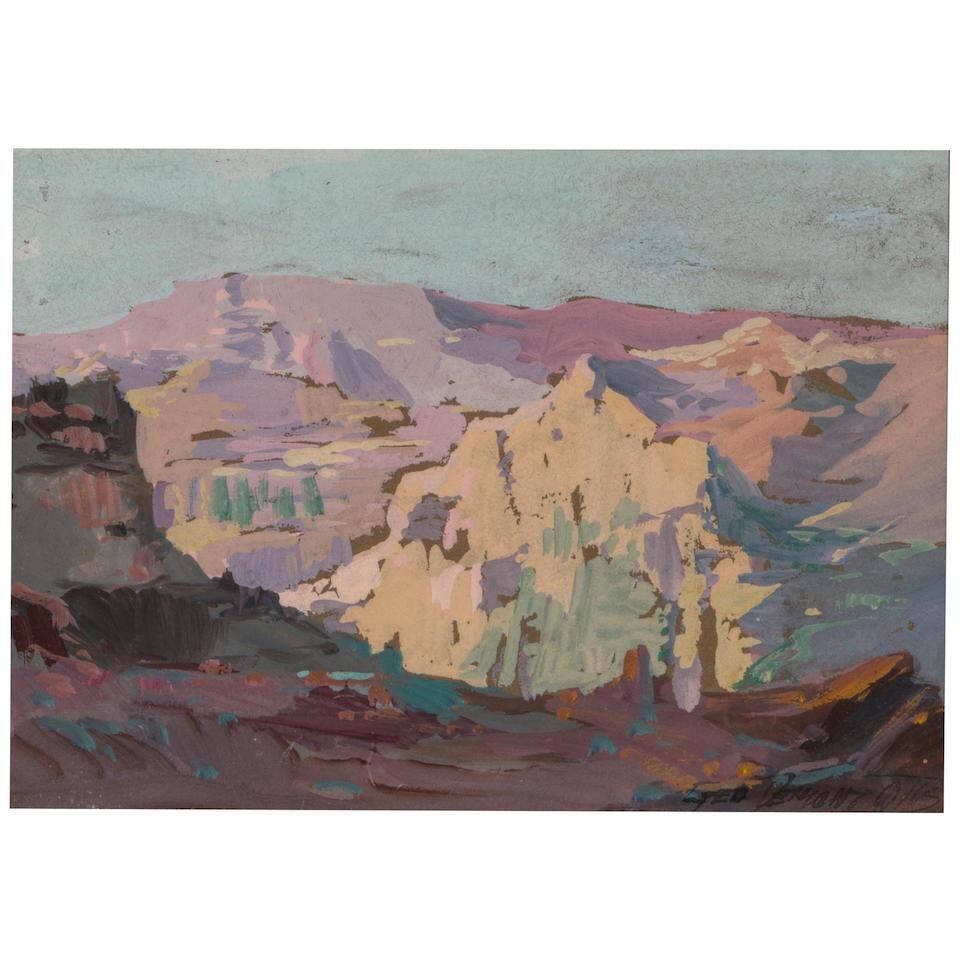 De Vargas Street (Santa Fe), Table Rock and Painted Cliffs (group of three)