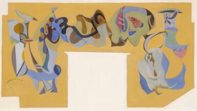 Drawing for Ben Marden's Riviera Murals