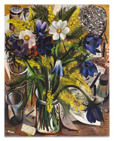 Louis Fratino, Anemones and Mimosas