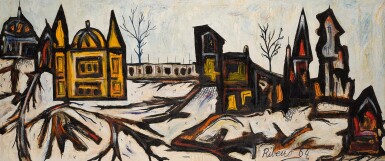 Untitled (Goan Landscape with Church)