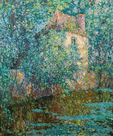 Le Pavillon dans les feuilles, composition