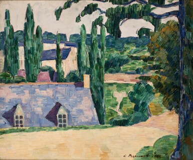 Les toits de Pont-Aven ou Paysage à Pont-Aven