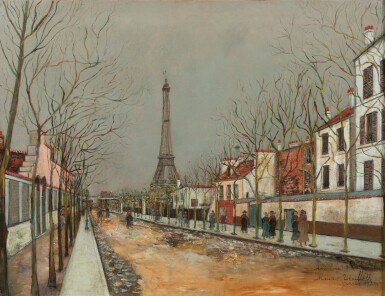 Avenue de Versailles et la Tour Eiffel 